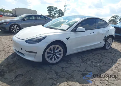 2022 Tesla Model 3 Long Range Dual Motor All-Wheel Drive из США, поврежденный, VIN 5YJ3E1EB9NF255334